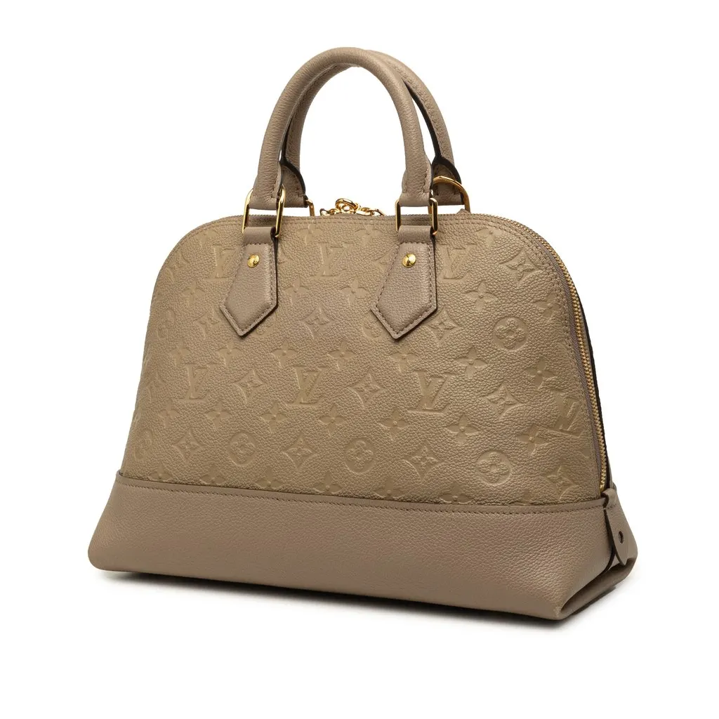 Louis Vuitton Monogram Empreinte Neo Alma PM Beige Leather Very good - Back View