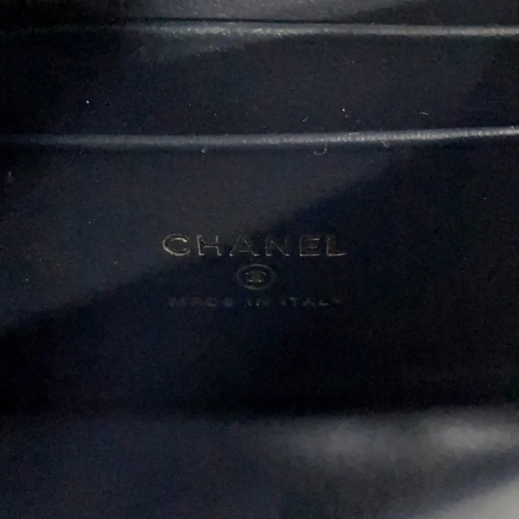 Chanel Extra Mini Quilted Washed Denim Coco Top Handle Bag Blue Very good - Box View