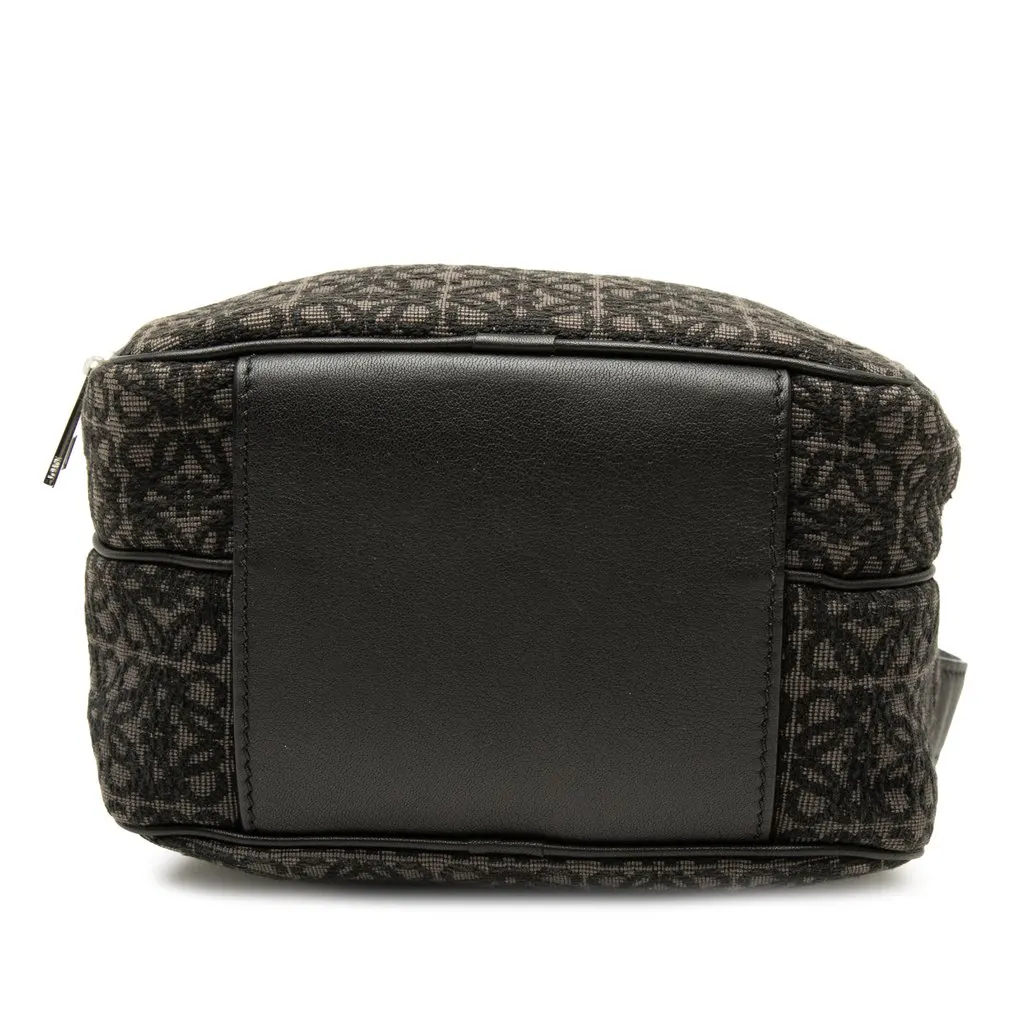 Loewe Mini Anagram Jacquard Camera Bag Brown Canvas Very good - Inside View