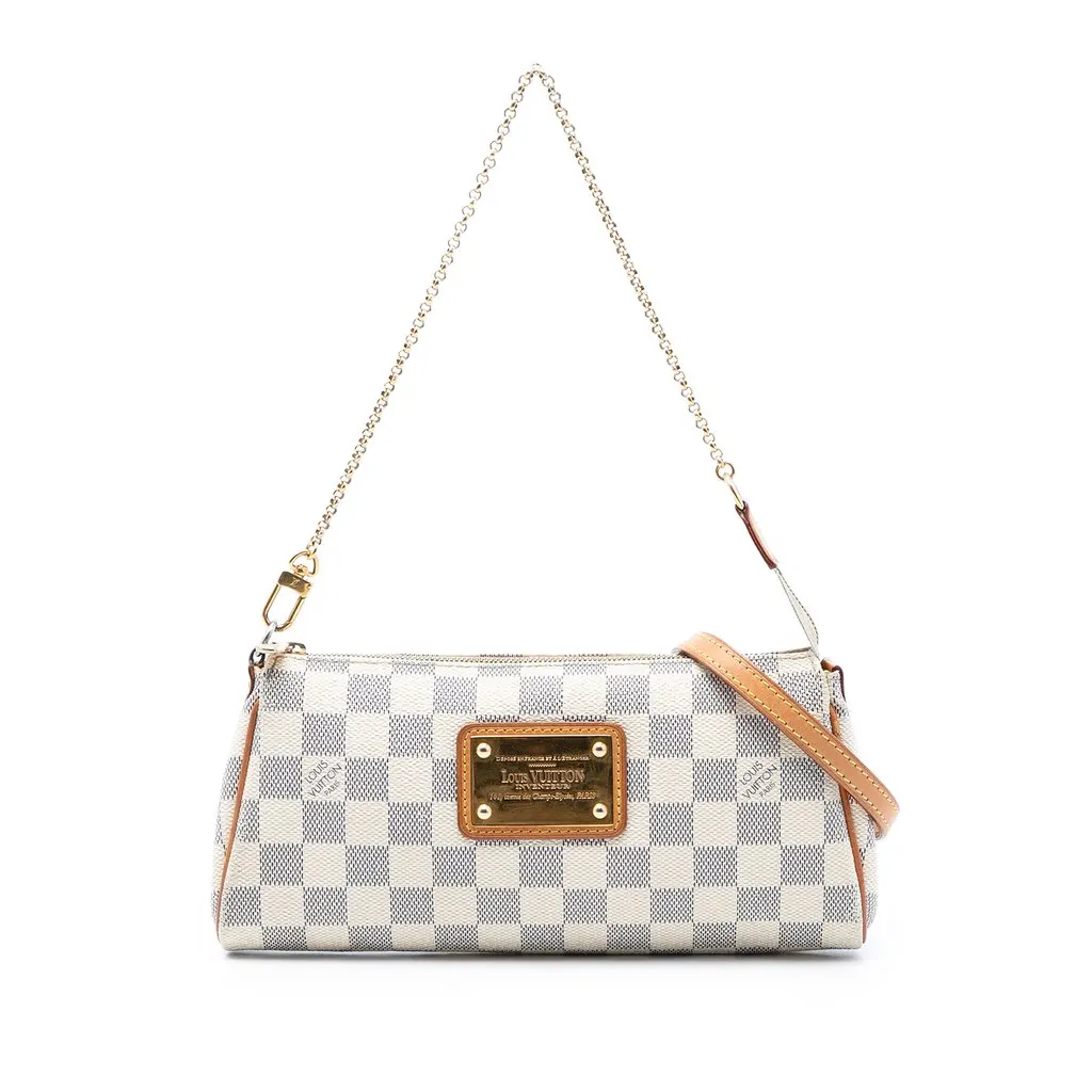 Louis Vuitton Damier Azur Eva White Very good - Front View