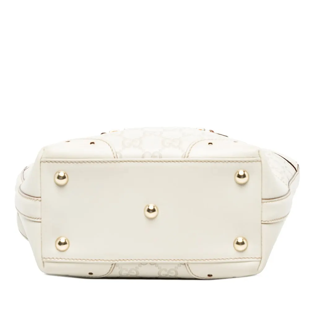 Gucci Mini Guccissima Punch Tote White Leather Very good - Inside View