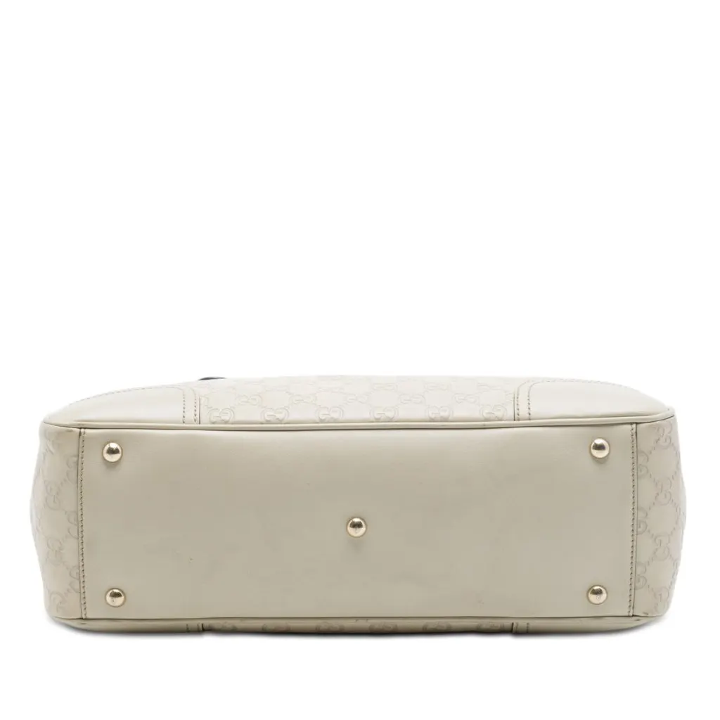 Gucci Guccissima Web Princy Tote Beige Leather Very good - Inside View