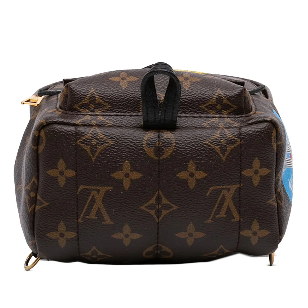 Louis Vuitton Monogram World Tour Mini Palm Springs Brown Very good - Inside View