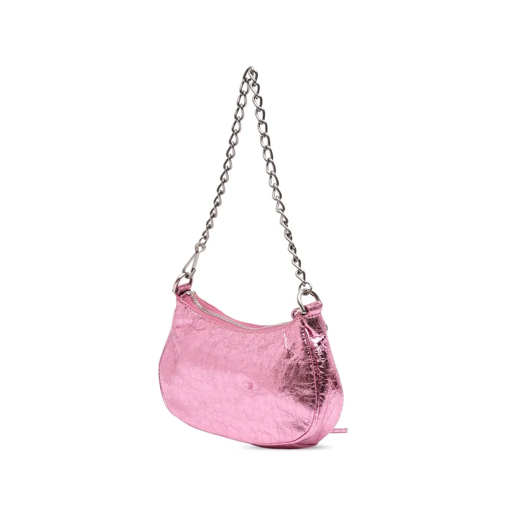 Balenciaga Mini Metallic Lambskin Motocross Le Cagole Pink Leather Very good - Back View