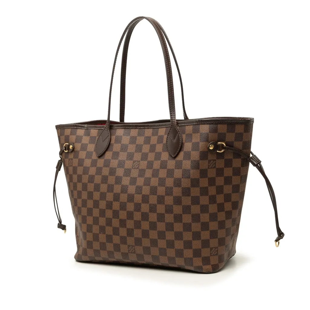 Louis Vuitton Damier Ebene Neverfull MM Brown Very good - Back View