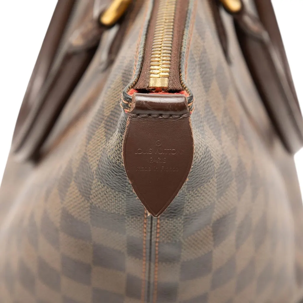Louis Vuitton Damier Ebene Saleya MM Brown Very good - Box View
