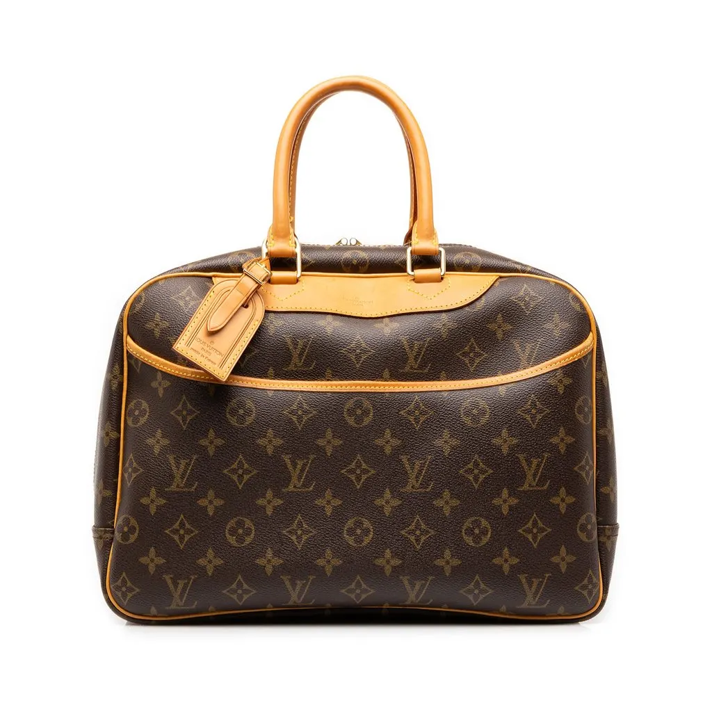 Louis Vuitton Monogram Deauville Brown Canvas Good - Front View