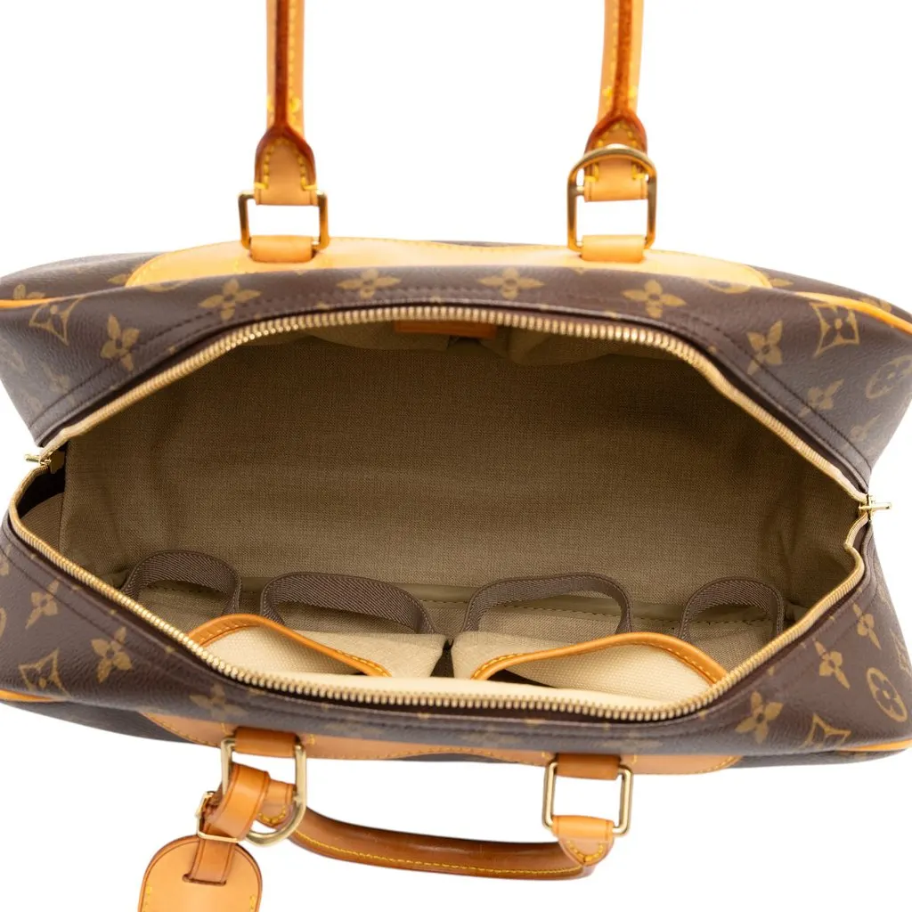 Louis Vuitton Monogram Deauville Brown Canvas Good - Model View