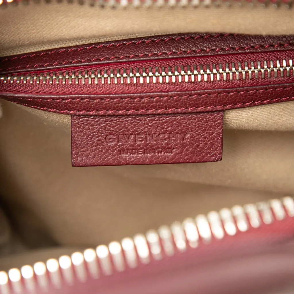 Givenchy Small Sugar Goatskin Antigona Satchel Red Leather Very good - Box View