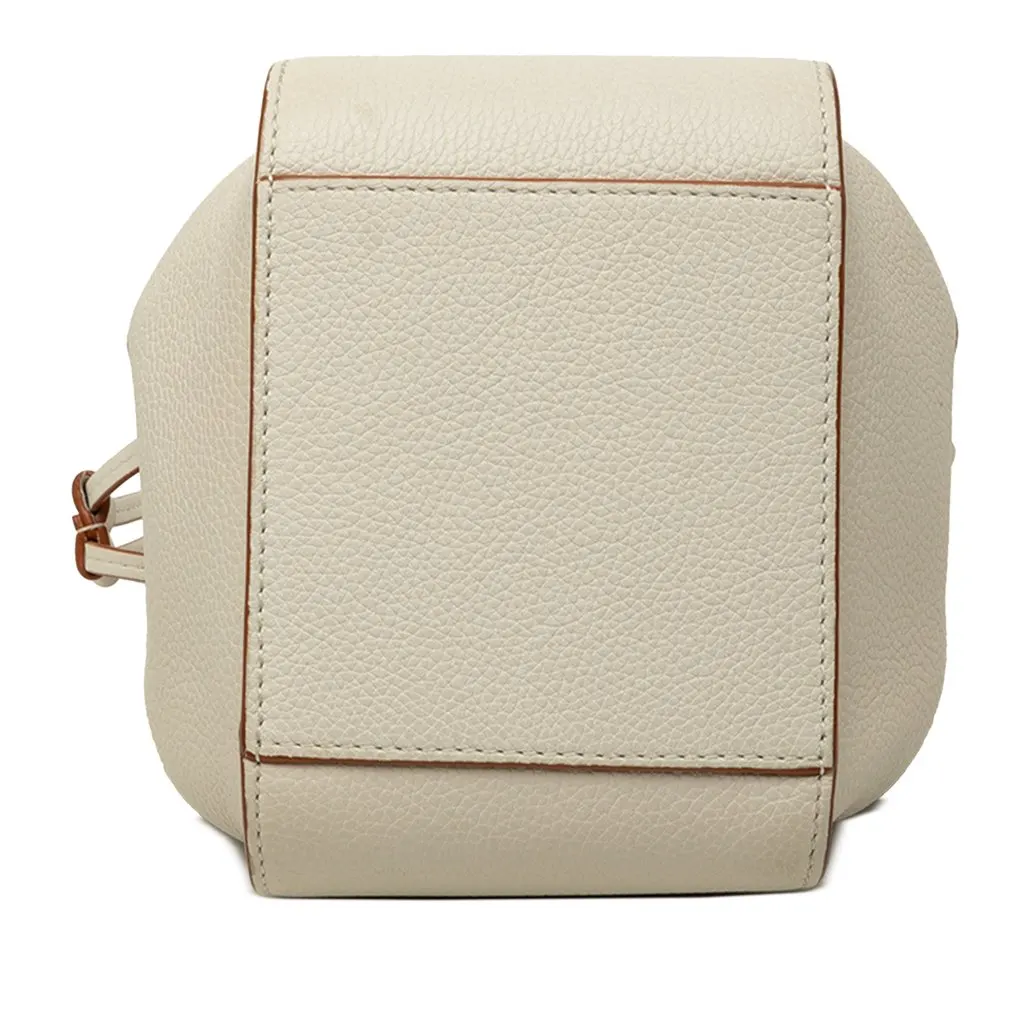 LOEWE Mini Grained Calfskin Hammock Bag White Leather Very good - Inside View