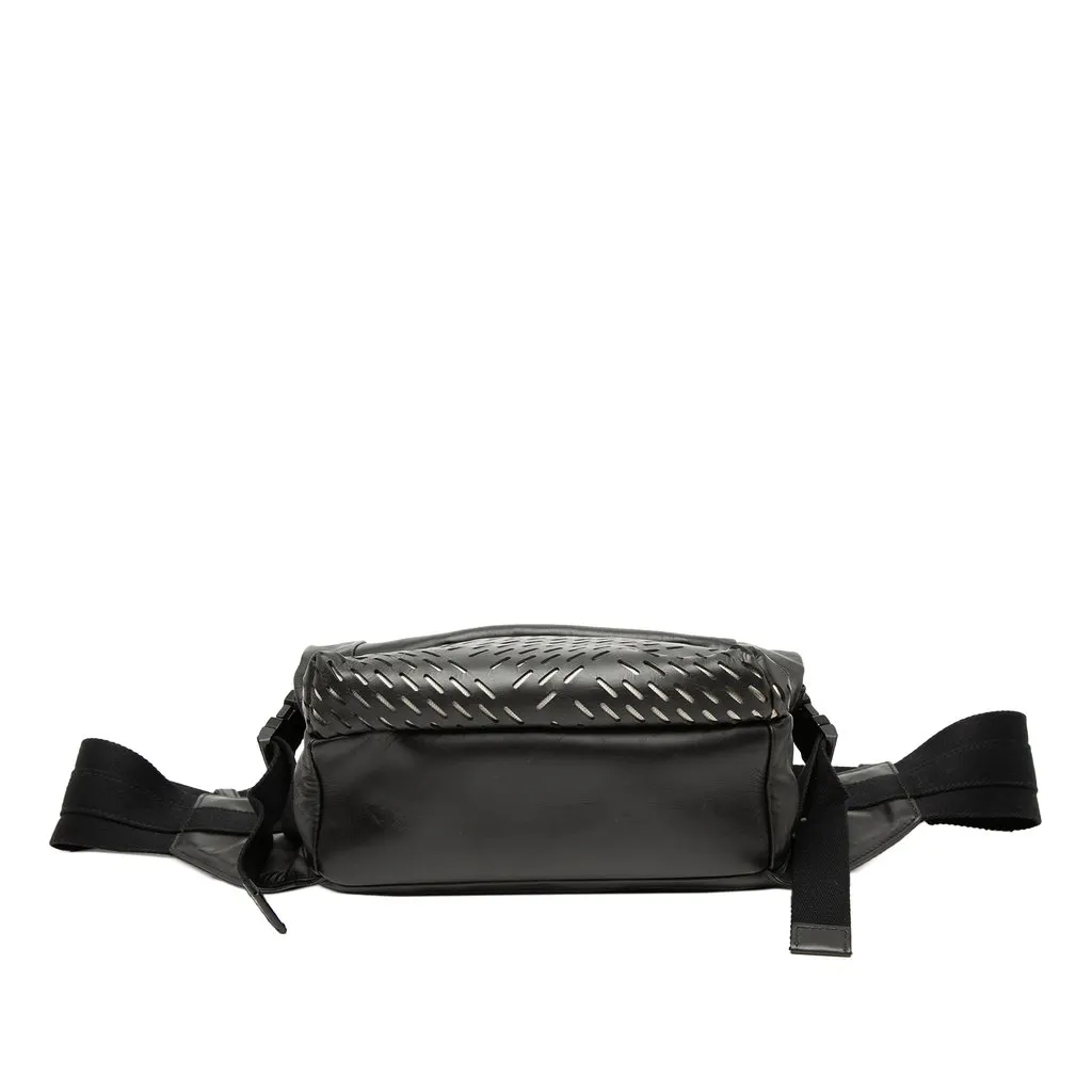Bottega Veneta Perforated Leather Belt Bag Black Leather Very good - Inside View
