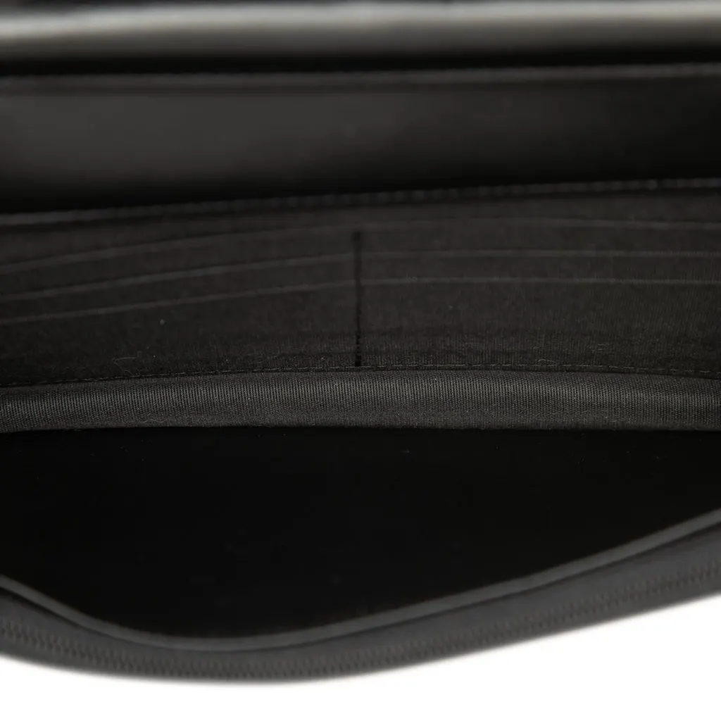 Chanel Quilted Caviar Boy Wallet on Chain Black Leather Very good - Model View