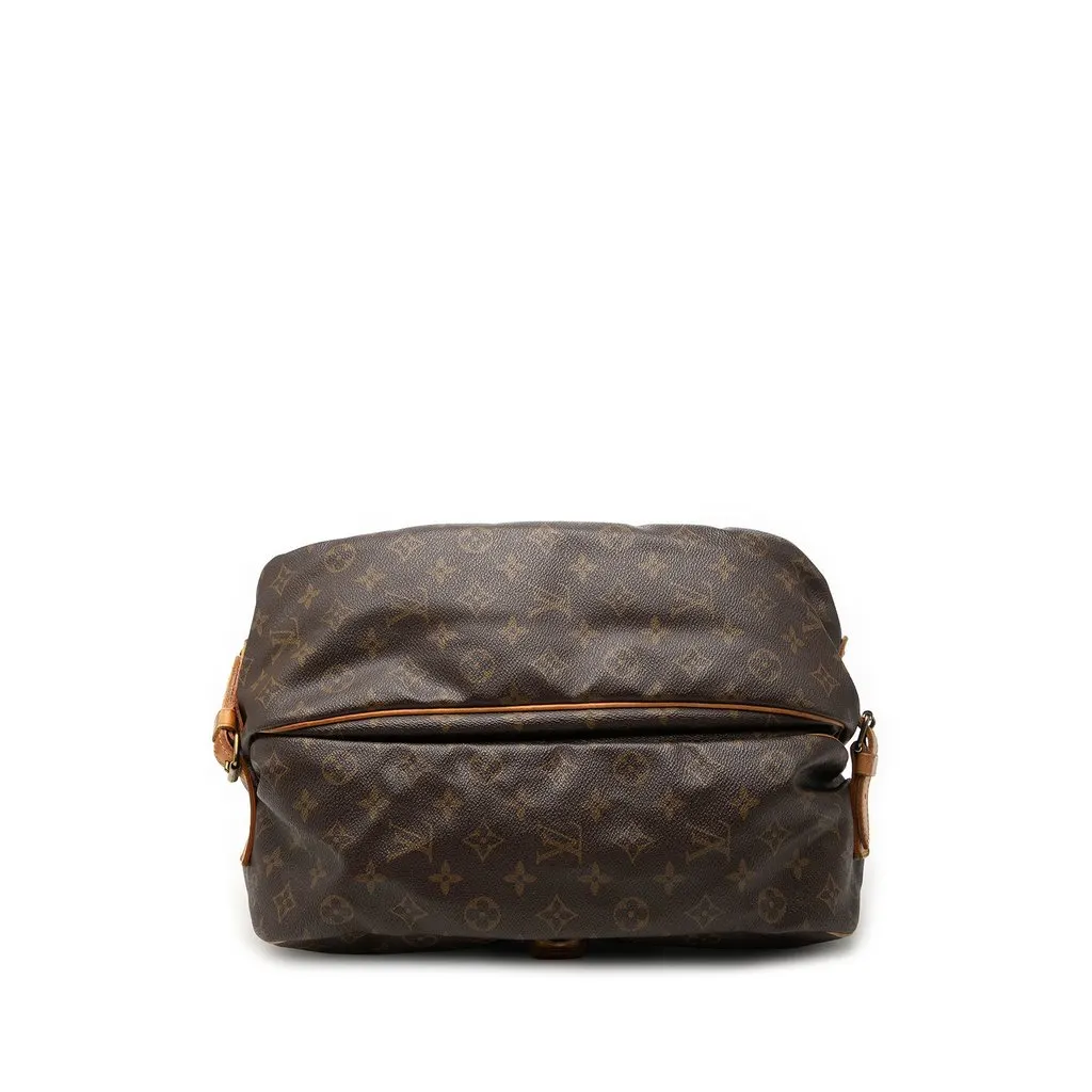 Louis Vuitton Monogram Saumur 35 Brown Good - Inside View