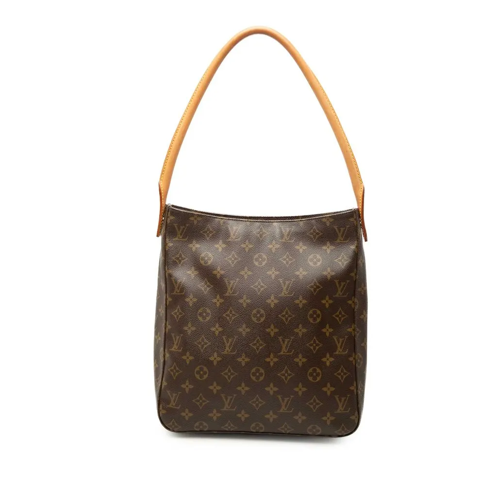 Louis Vuitton Monogram Looping GM Brown Very good - Front View