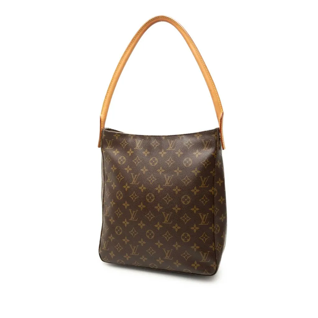 Louis Vuitton Monogram Looping GM Brown Very good - Back View
