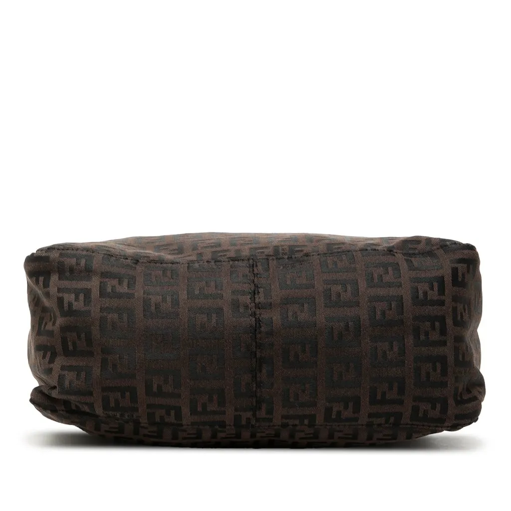 Fendi Zucchino Canvas Handbag Brown Very good - Inside View