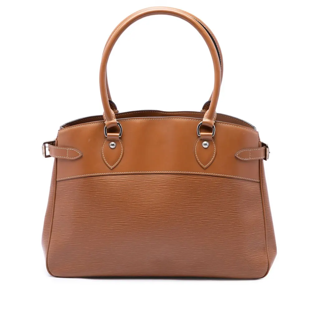 Louis Vuitton Epi Passy GM Brown Leather Very good - Front View