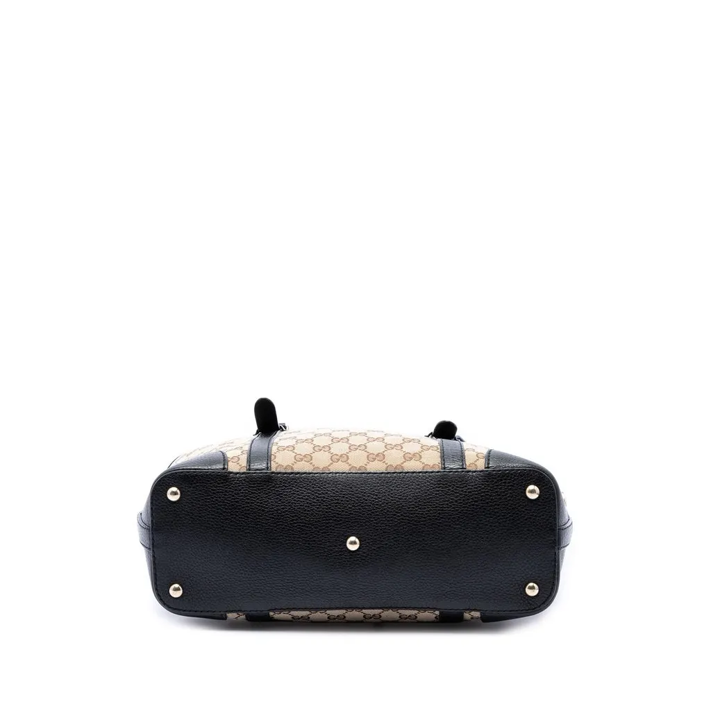 Gucci GG Canvas Convertible Tote Beige Very good - Inside View