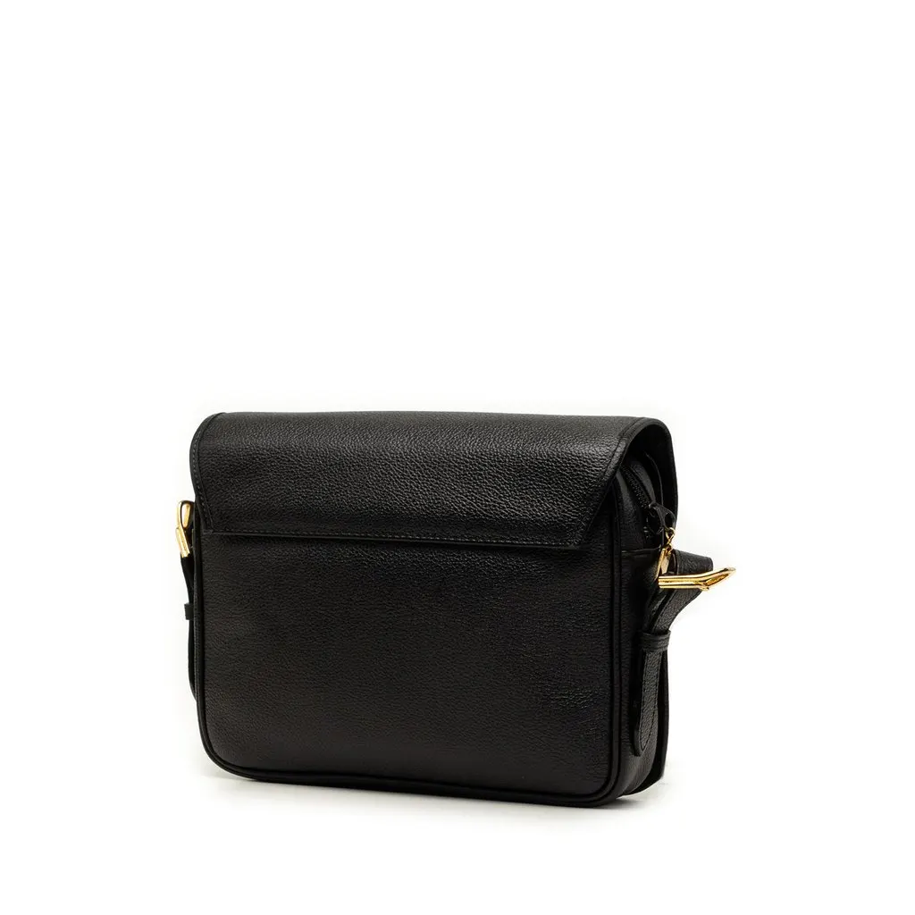 Saint Laurent Leather Crossbody Black Leather Very good - Back View