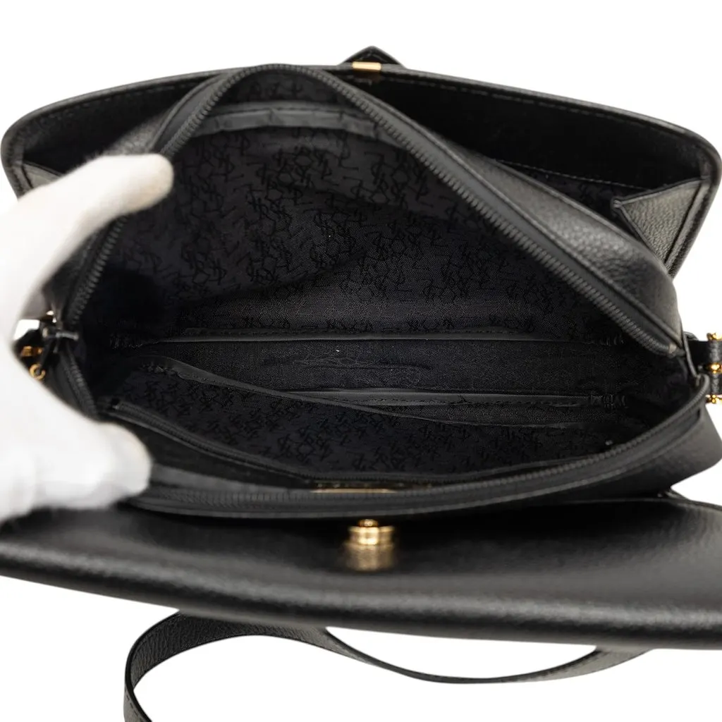 Saint Laurent Leather Crossbody Black Leather Very good - Model View