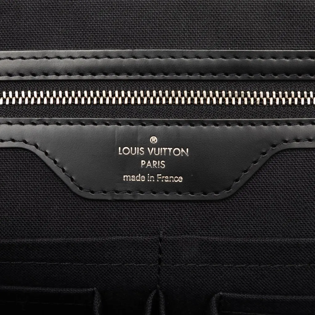 Louis Vuitton Damier Graphite Poche Documents Portfolio Black Very good - Box View