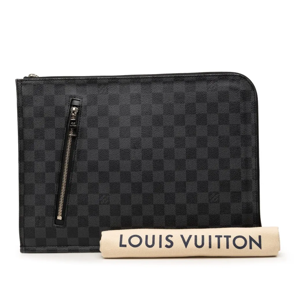 Louis Vuitton Damier Graphite Poche Documents Portfolio Blac