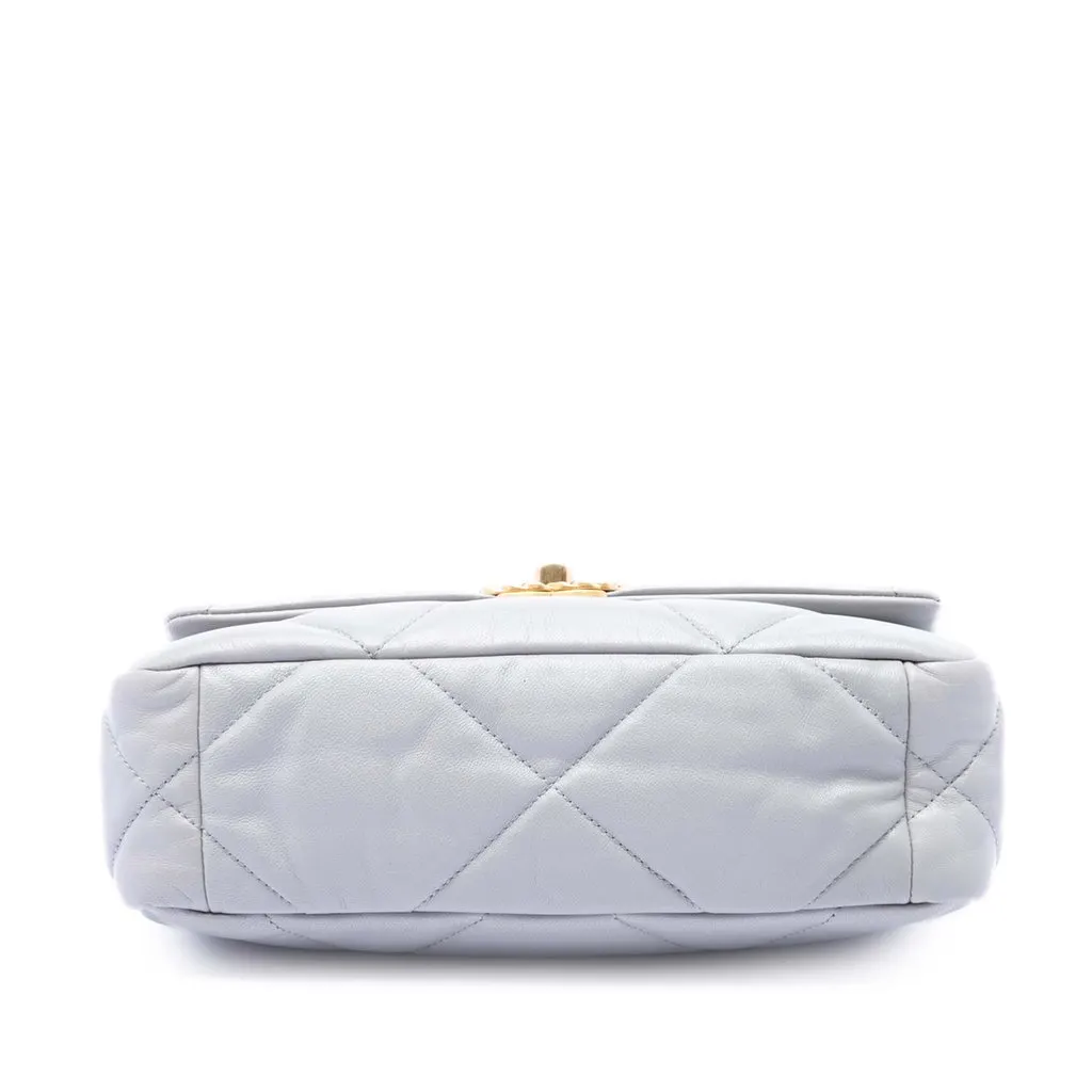 Chanel Medium Lambskin 19 Flap MultiColor Leather Very good - Inside View