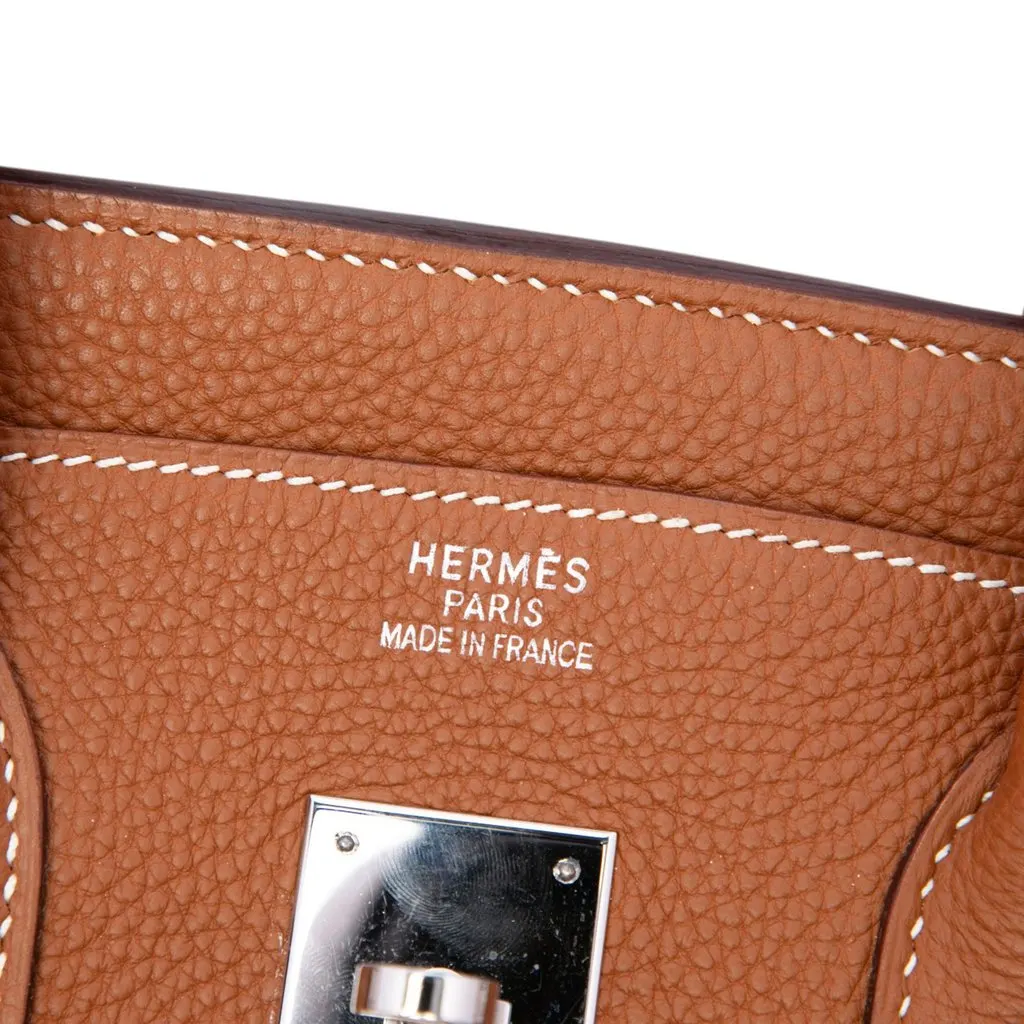 Hermès Togo Birkin Retourne 35 Brown Leather Very good - Box View