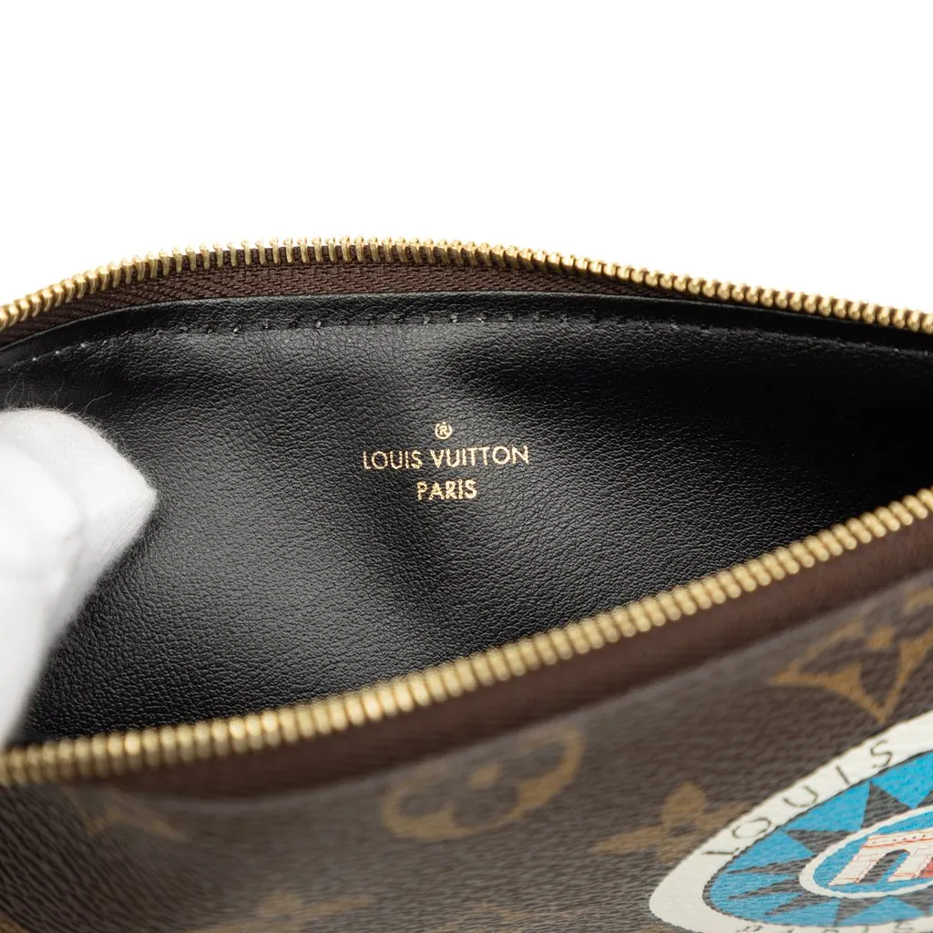 Louis Vuitton Monogram World Tour Felicie Insert Zip Pouch Brown Very good - Box View