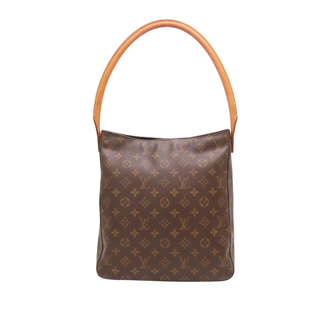 Louis Vuitton Monogram Looping GM Brown Very good - Front View