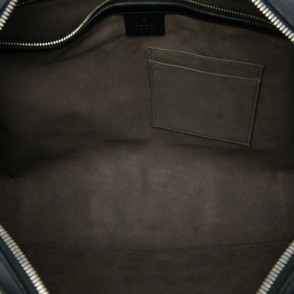Gucci GG Supreme Caleido Eden Briefcase Beige Very good - Model View