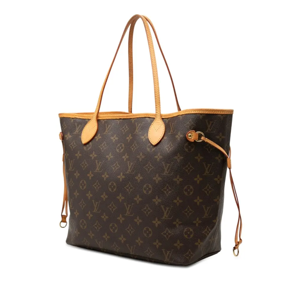 Louis Vuitton Monogram Neverfull MM Brown Very good - Back View