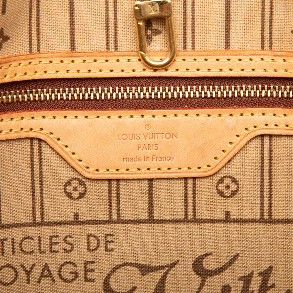 Louis Vuitton Monogram Neverfull MM Brown Very good - Box View