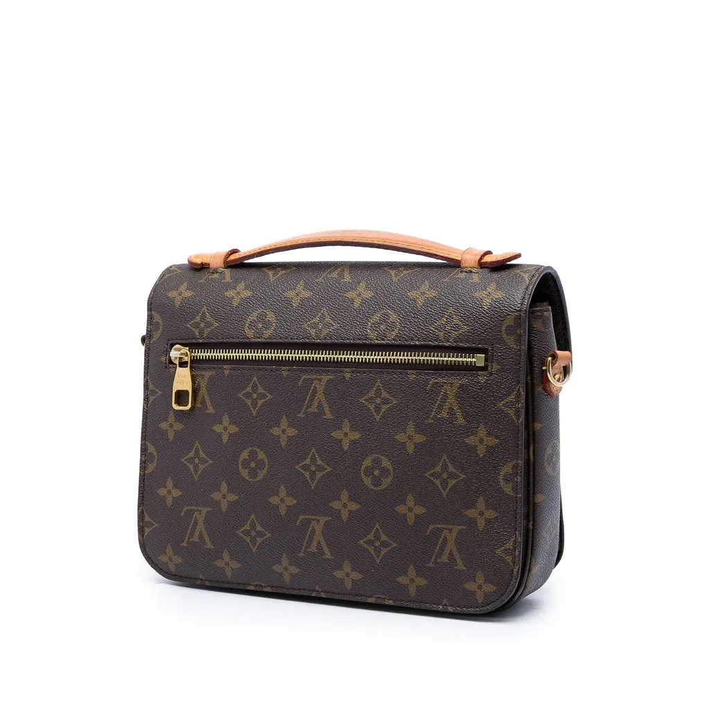 Louis Vuitton Monogram Pochette Metis Brown Very good - Back View