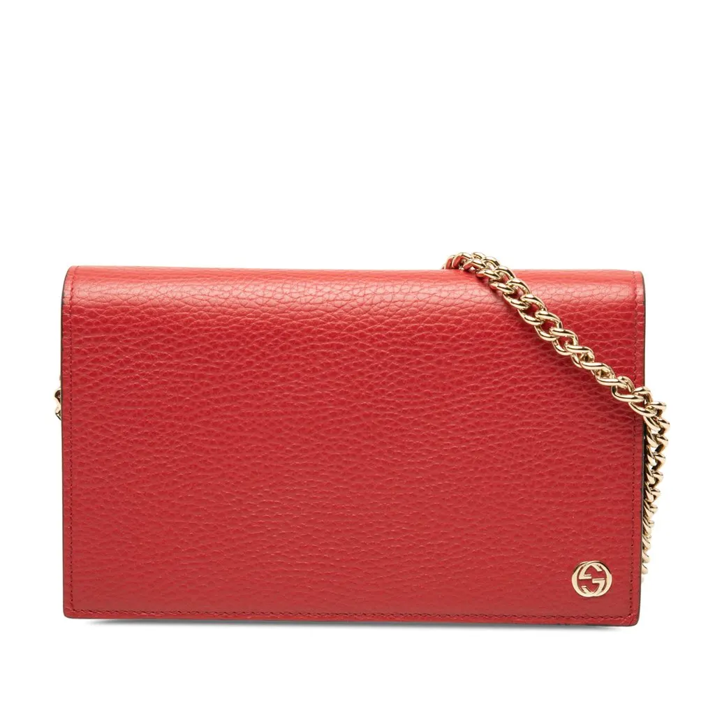 Gucci Calfskin Betty Wallet On Chain