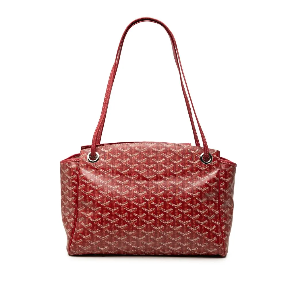 Goyard Goyardine Rouette Souple PM Red Canvas Good - Front View
