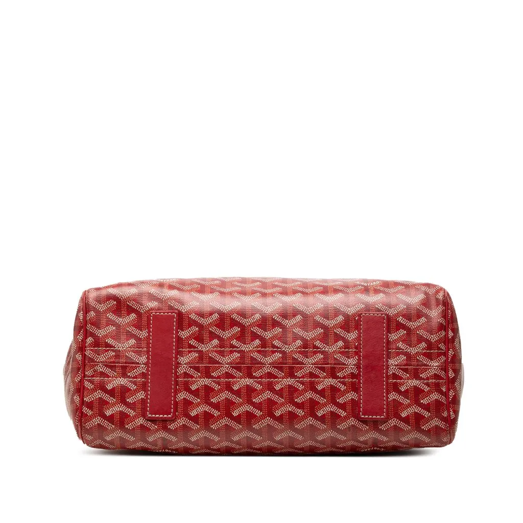 Goyard Goyardine Rouette Souple PM Red Canvas Good - Inside View