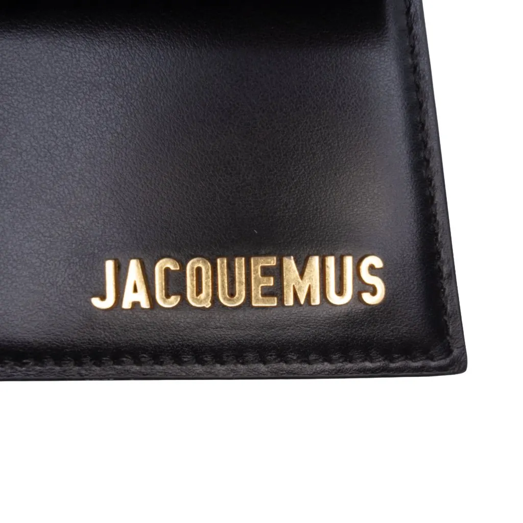 Jacquemus Leather Le Chiquito Moyen Black Leather Very good - Box View