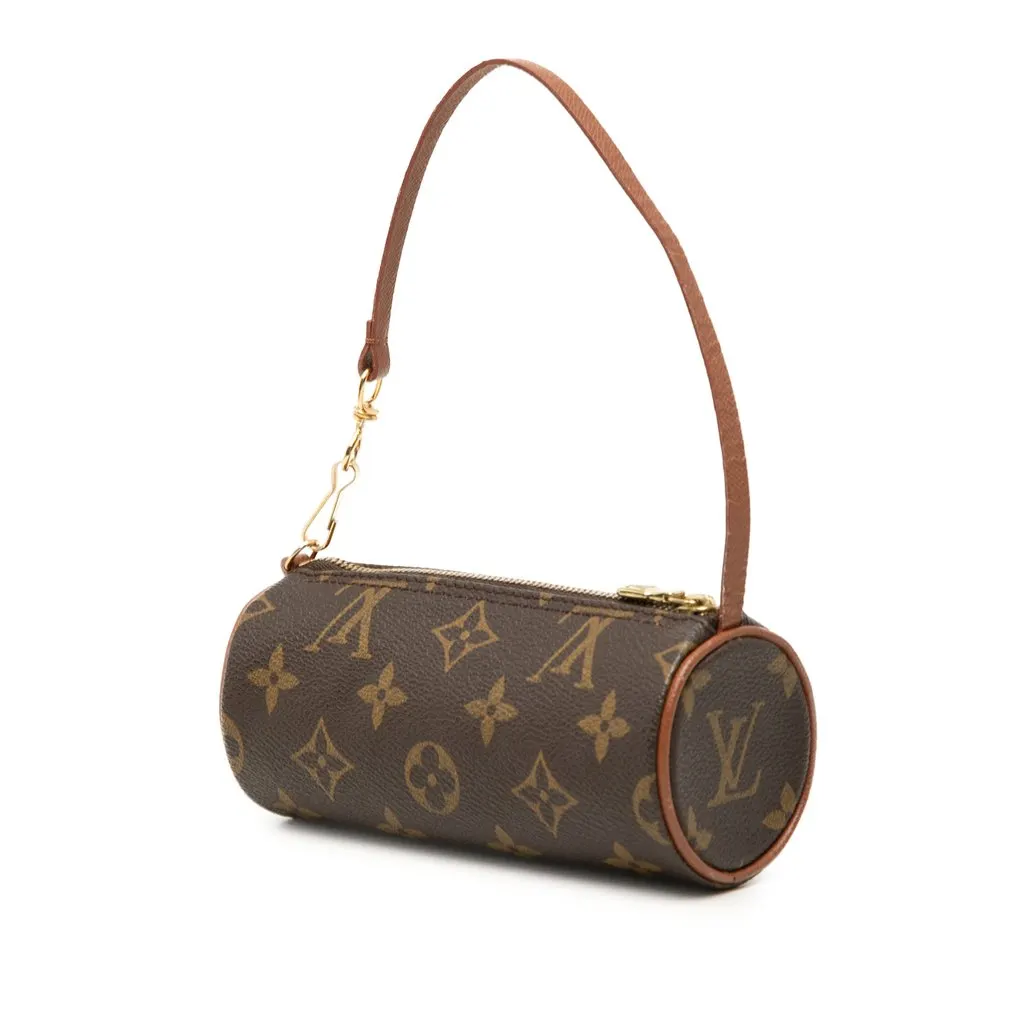 Louis Vuitton Monogram Papillon Pochette Brown Very good - Back View