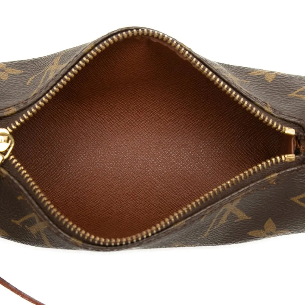 Louis Vuitton Monogram Papillon Pochette Brown Very good - Model View