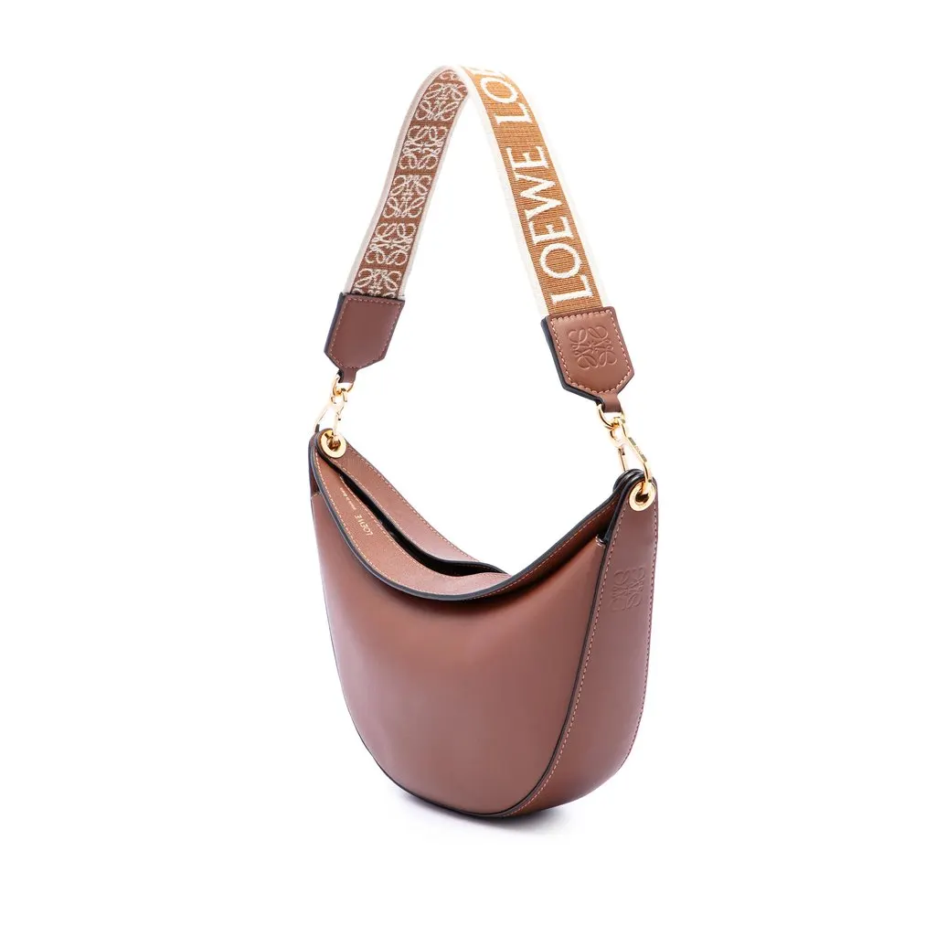 Loewe Small Leather Luna Hobo Brown Leather Very good - Back View