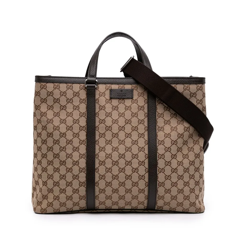 Gucci GG Canvas Joy Tote Beige Very good - Front View