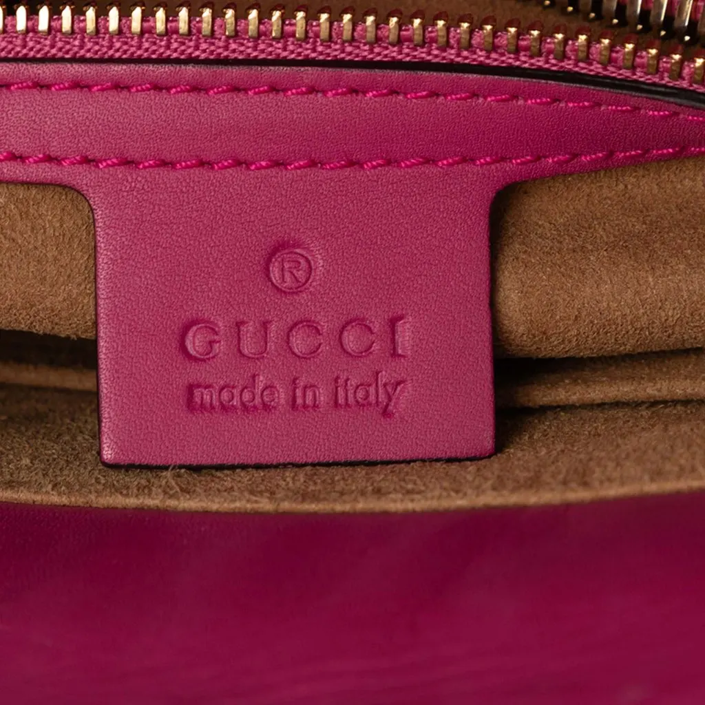 Gucci GG Supreme Linea A Satchel Beige Very good - Box View