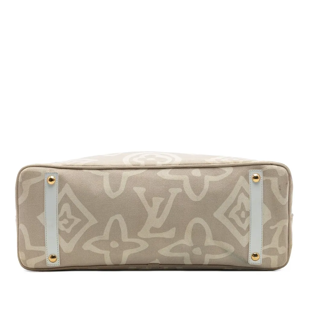 Louis Vuitton Monogram Tahitienne Cabas GM Beige Very good - Inside View