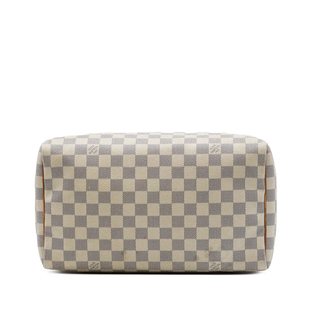 Louis Vuitton Damier Azur Speedy 30 White Canvas Very good - Inside View