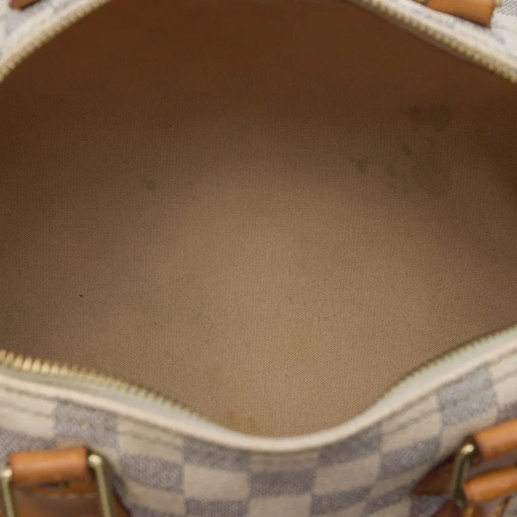 Louis Vuitton Damier Azur Speedy 30 White Canvas Very good - Model View