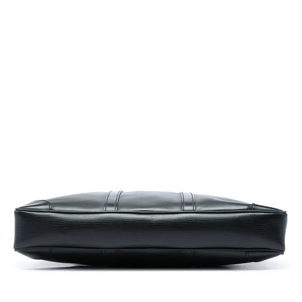 Louis Vuitton Epi Porte Documents Voyage Black Leather Very good - Inside View