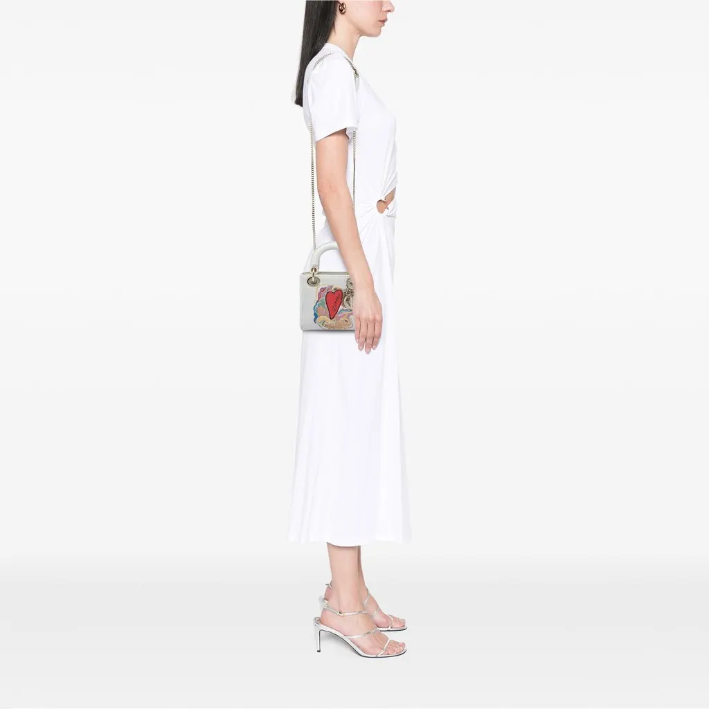 Dior DiorAmour Niki De Saint Phalle Mini Calfskin Lady Dior White Leather Very good - Box View