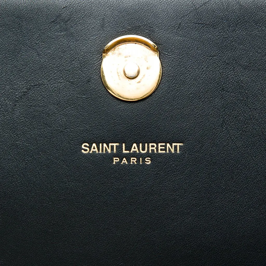 Saint Laurent Small Smooth Calfskin Monogram Kate Tassel Crossbody Black Leather Very good - Box View