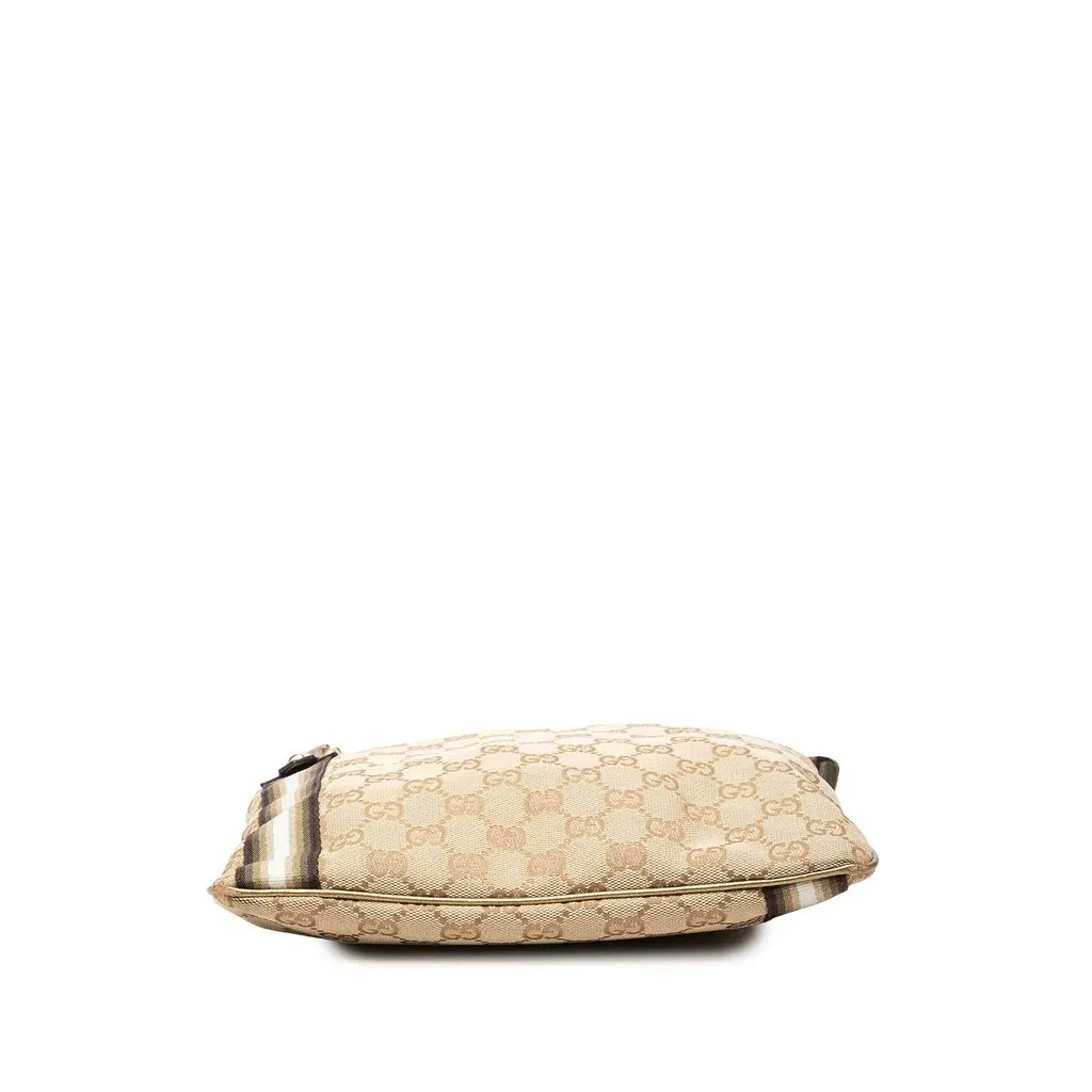 Gucci GG Canvas Jolicoeur Crossbody Beige Canvas Very good - Inside View